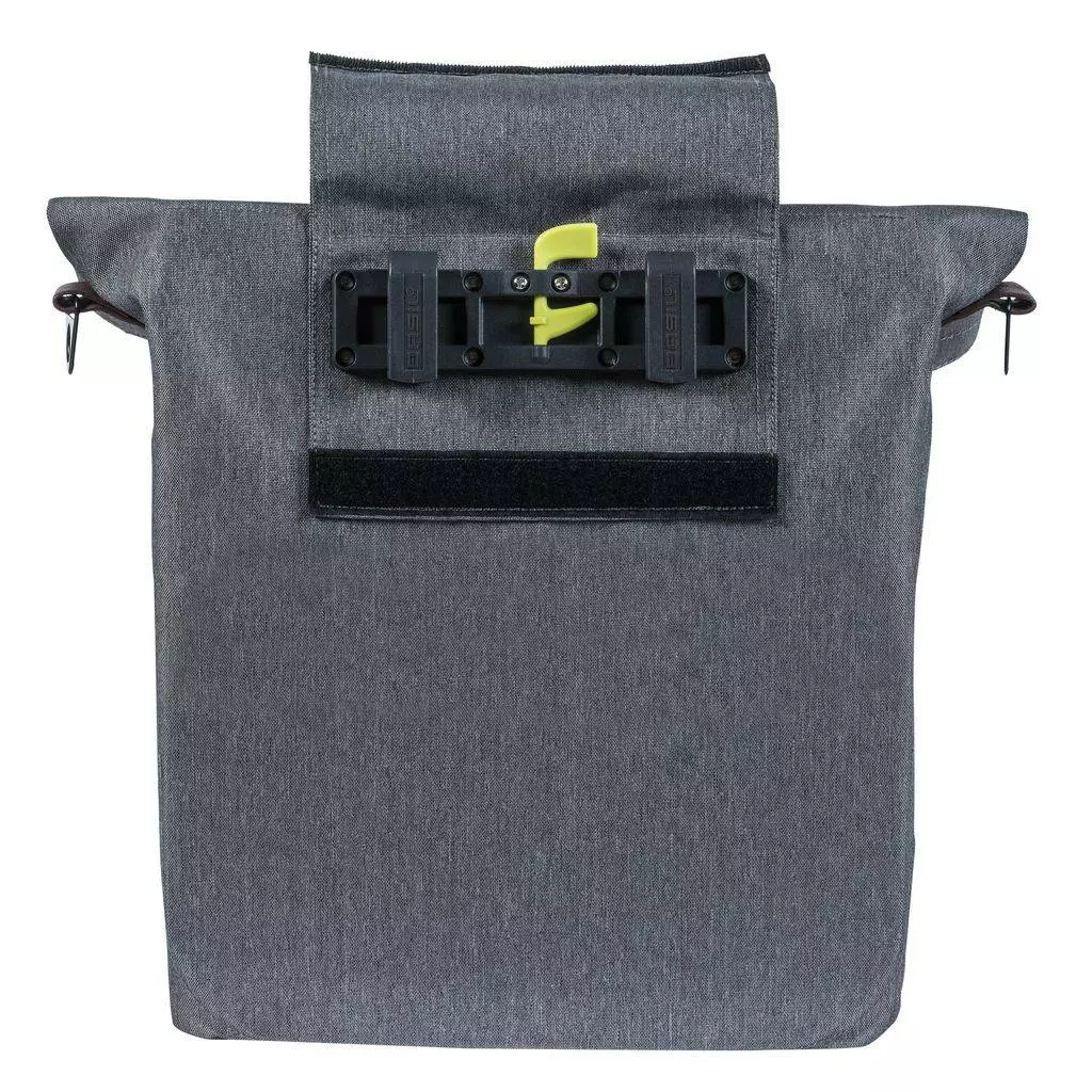 Basil City Shopper Skuldertaske Med Montering Til Bagagebærer Grå 4 Basil City Shopper Skuldertaske Med Montering Til Bagagebærer Grå - Billede 4