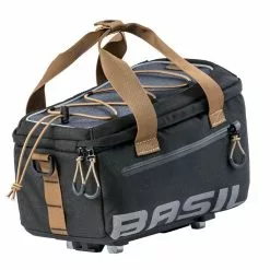 Basil Mik Miles Cykeltaske Til Bagagebærer 7 Liter Sort/Brun