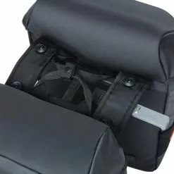 Basil Mik Miles Tarpaulin Dobbelt Sort/Orange 34 L -Cykeltasker Salg Basil Mik Miles Tarpaulin Dobbelt So 1602242007 02