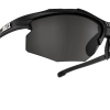 Bliz Hybrid Cykelbriller Mat Sort Med Ekstra Linser