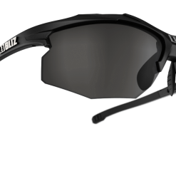 Bliz Hybrid Cykelbriller Mat Sort Med Ekstra Linser