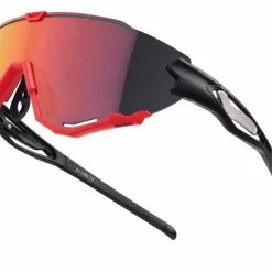 Force Creed Cykelbriller Rød Revo Linse Sort / Rød