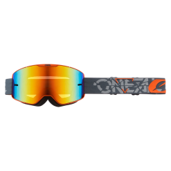 Oneal O'Neal B-20 Goggle Strain V.22 Grå/Orange