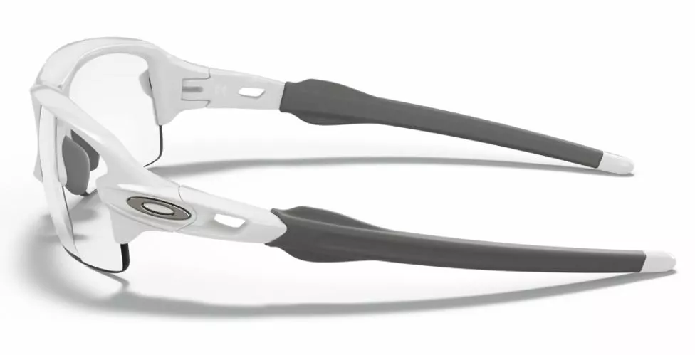 Oakley Flak XS Klar Hvid Cykelbriller Til Børn 2 Oakley Flak XS Klar Hvid Cykelbriller Til Børn - Billede 2