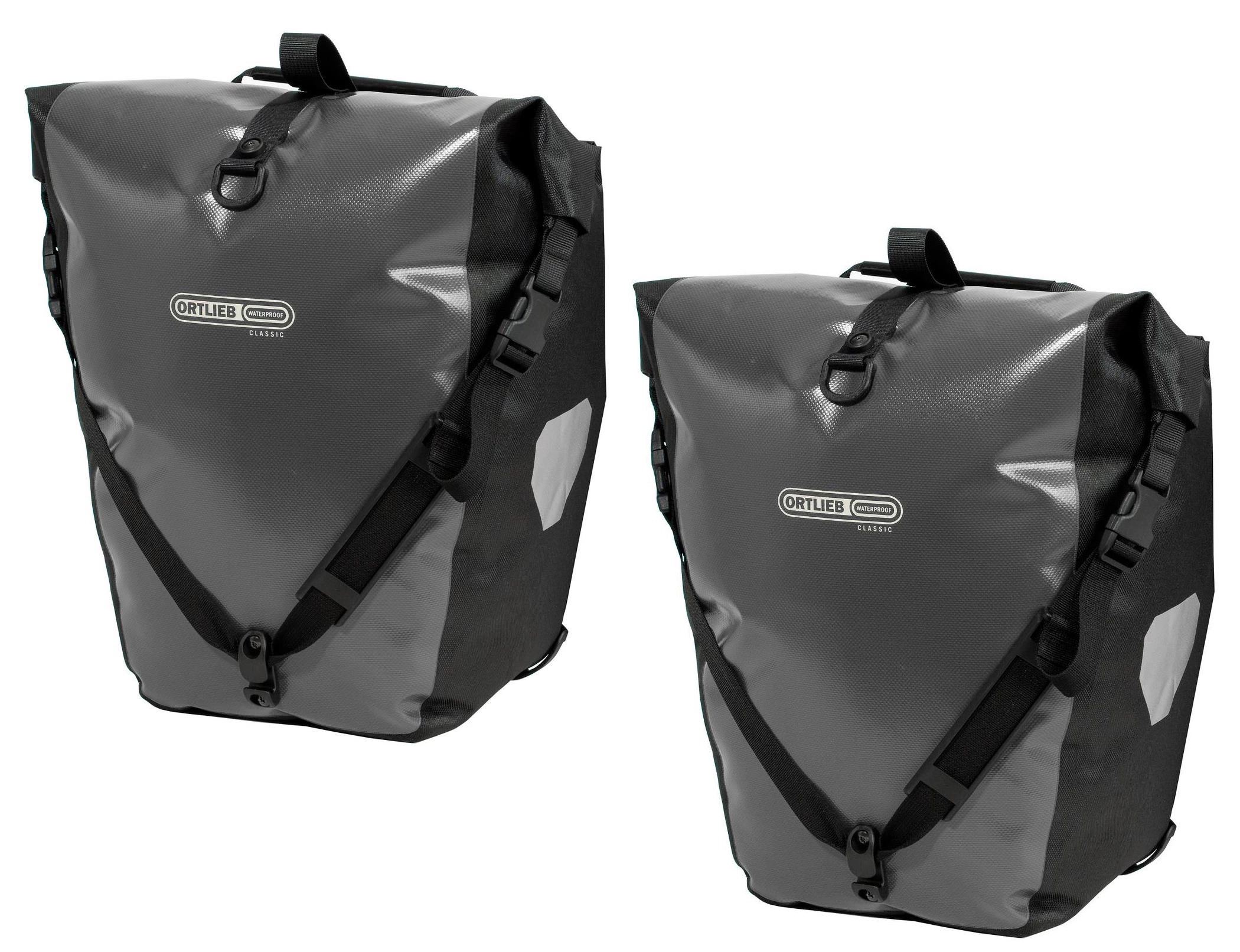 Ortlieb Back Roller Classic Asfalt Grå 2 Stk 1 Ortlieb Back Roller Classic Asfalt Grå 2 Stk