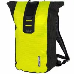 Ortlieb Velocity High Visibility Black Reflex Rygsæk Gul