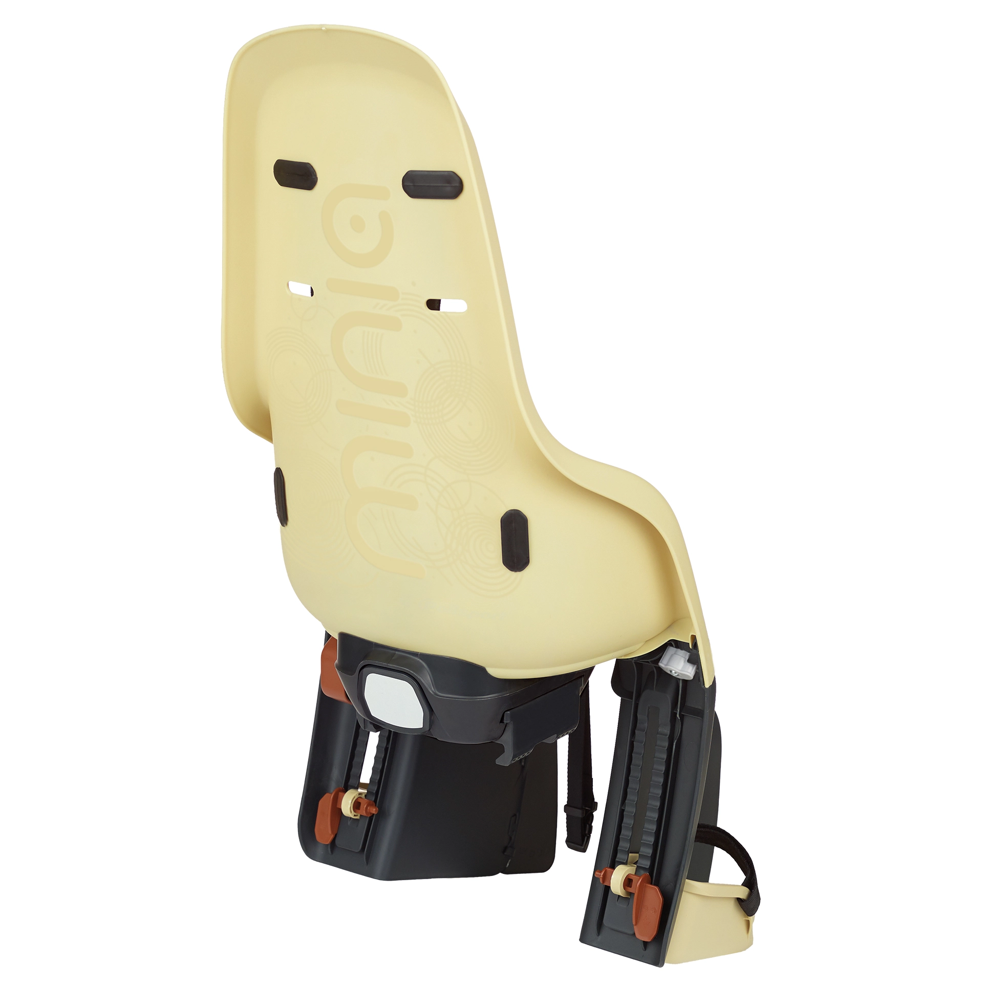 Polisport Minia Cykelstol Til Bagagebærer Moon Yellow 2 Polisport Minia Cykelstol Til Bagagebærer Moon Yellow - Billede 2