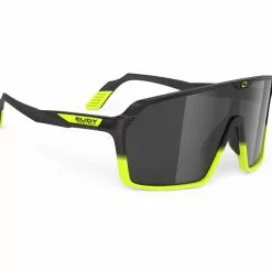 Rudy Project Spinshield Cykelbriller Smoke Sort / Fluo