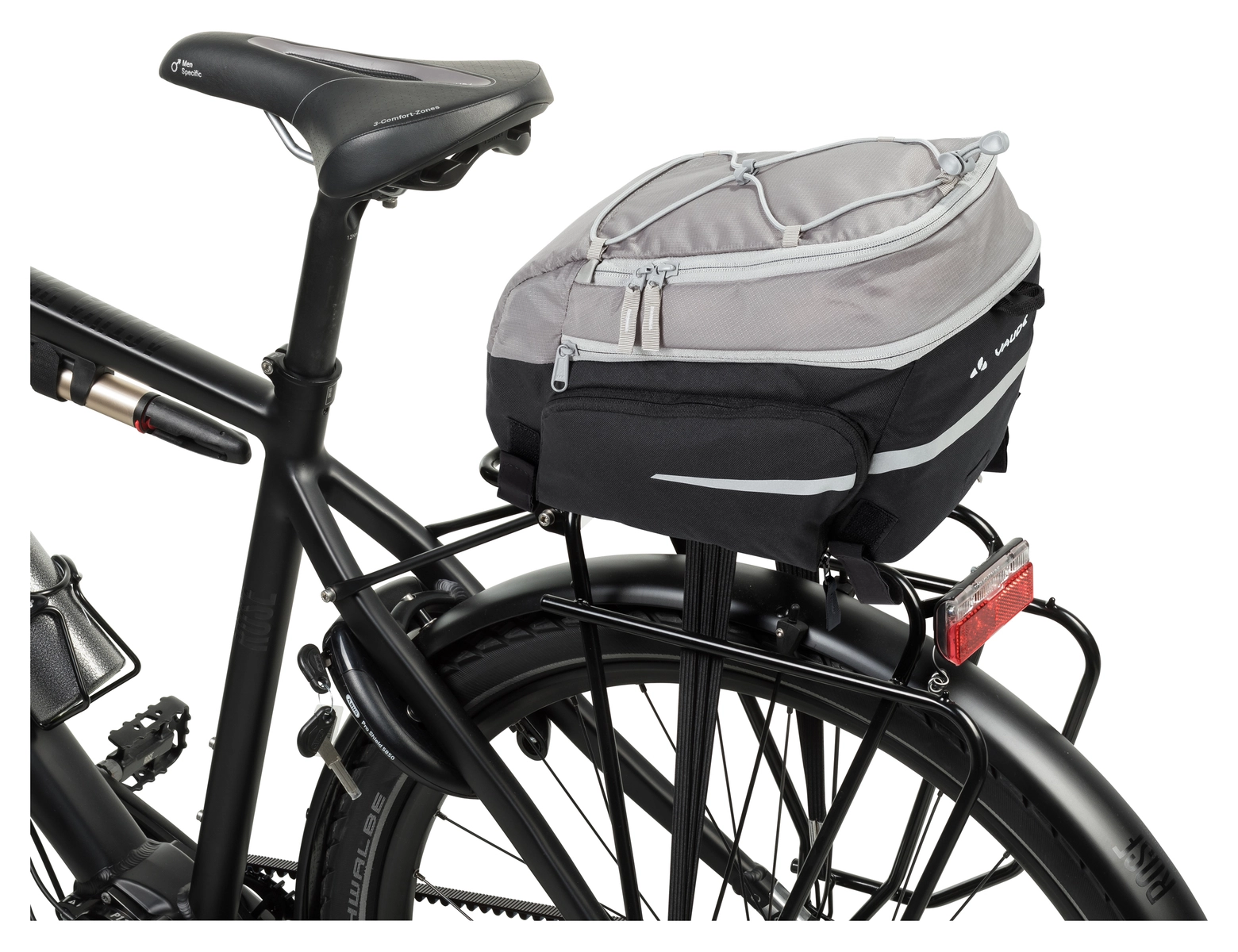 Vaude Silkroad Plus Cykeltaske Til Bagagebærer Sort/Grå 2 Vaude Silkroad Plus Cykeltaske Til Bagagebærer Sort/Grå - Billede 2