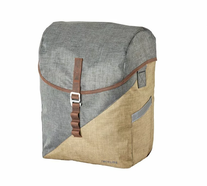 Racktime Mia Sidetaske I Kanvas Og Læder Sand/Grå 17,5 Liter 1 Racktime Mia Sidetaske I Kanvas Og Læder Sand/Grå 17,5 Liter